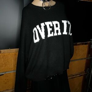 over it sweater